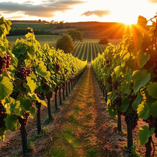 Photo d'un lieu de tournage unique: Vignoble en Bourgogne au moment des vendanges.