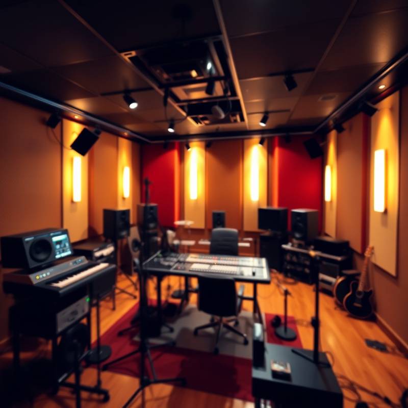 Studio d'enregistrement professionnel